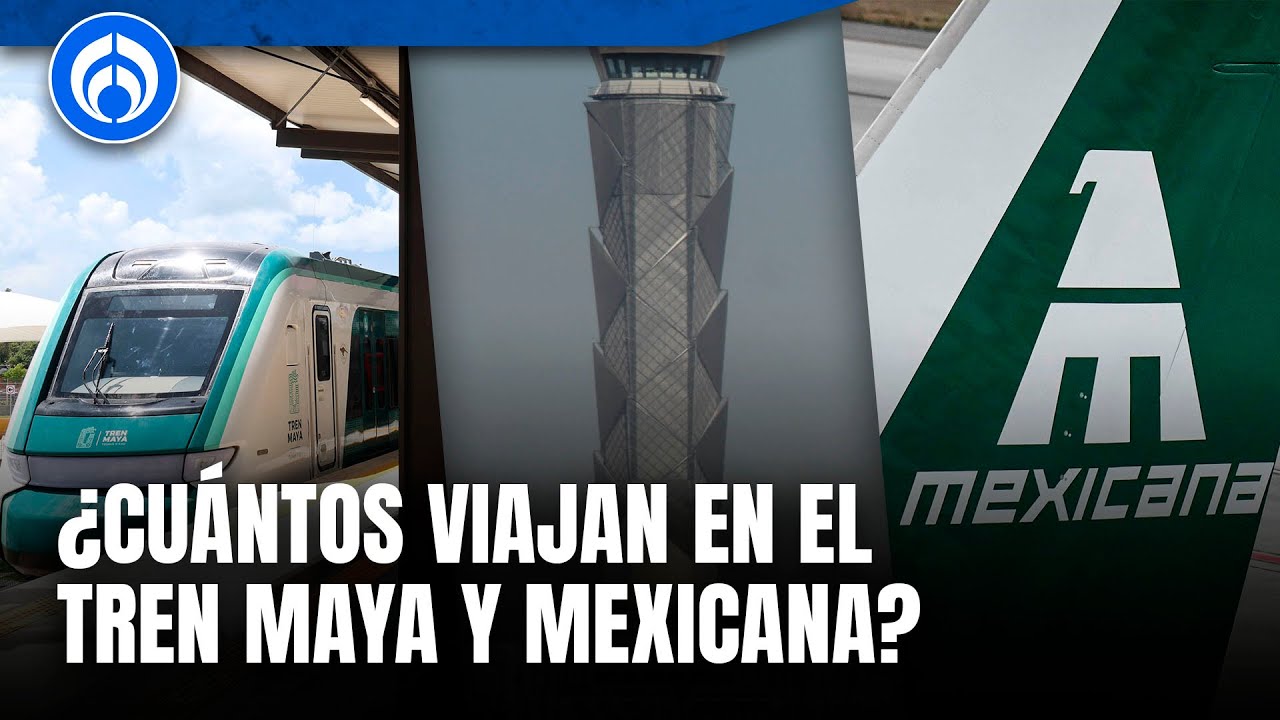¿Cuántos pasajeros viajan en el Tren Maya y Aeroméxico? Estos son los datos