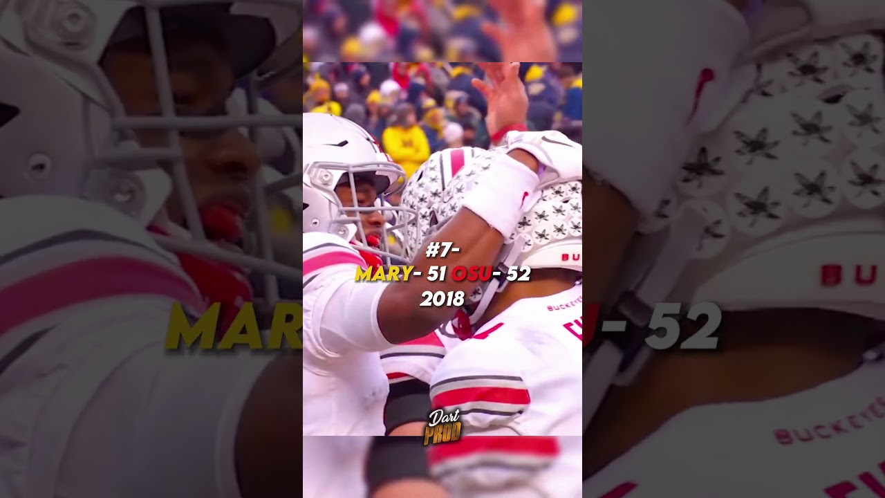The Top Ten Big Ten Games Of The Last 10 Years // 