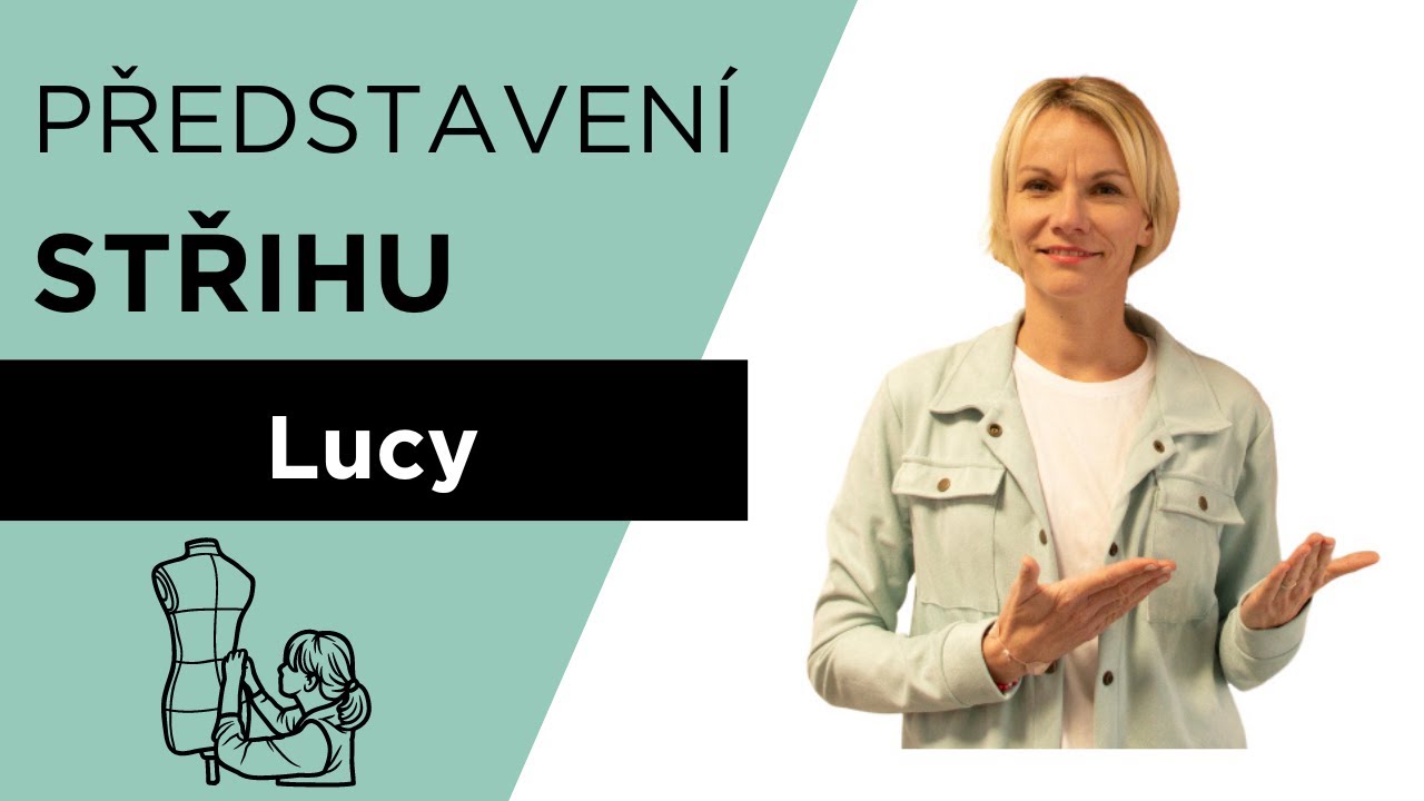 Představení střihu Lucy - dámská bundička typu bomber 📽️