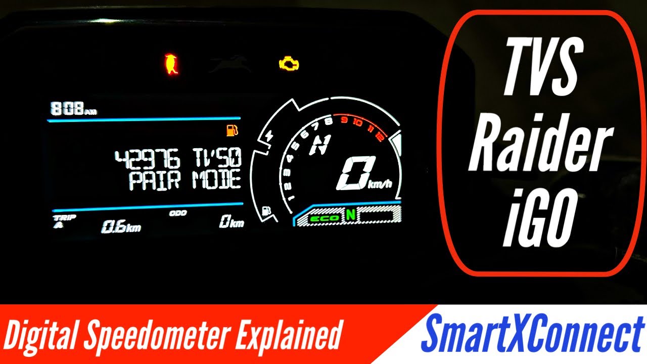 TVS Raider iGO Digital Speedometer Features Explained in Detail | Bluetooth | Smart Viker