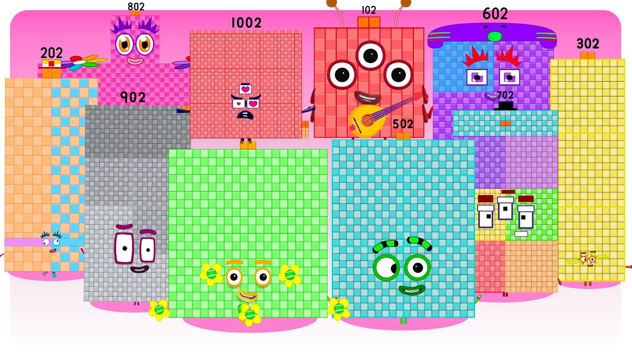 Sprunki OC Numberblocks 102 to 1002 | Compilation Incredibox #sprunki #numberblocks #incredibox