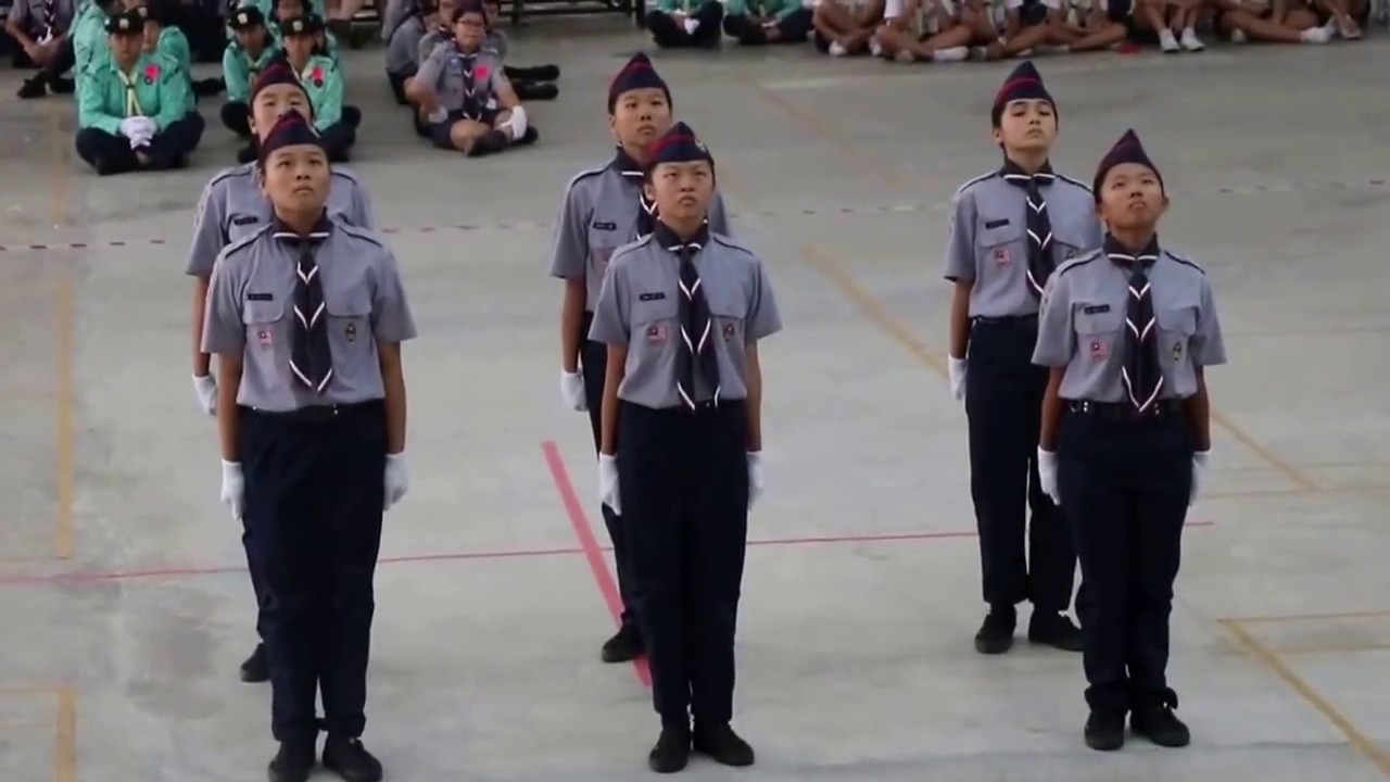 女童军花式操步比赛 冠军 Girls Scout Marching Champion 【跨十年 圆一缘】竞技观摩赛暨营火会
