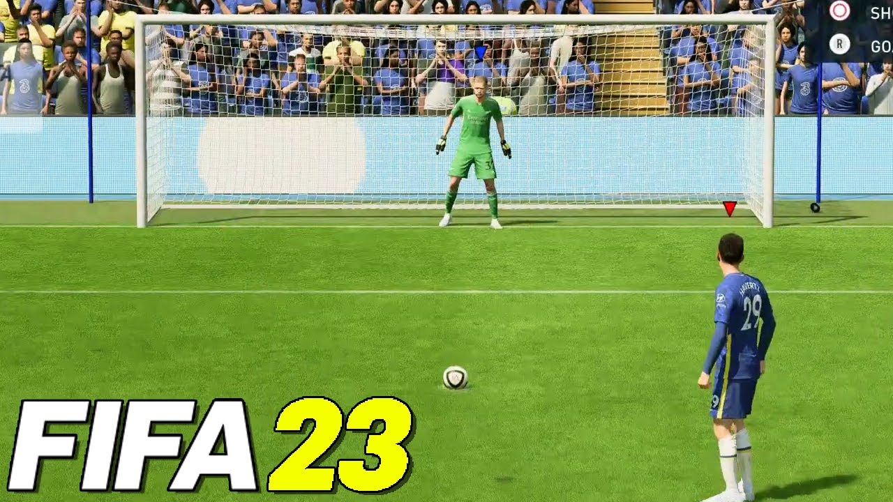 FIFA 23 GAMEPLAY PENALTIS!!! TUTORIAL DE COMO BATER!!!