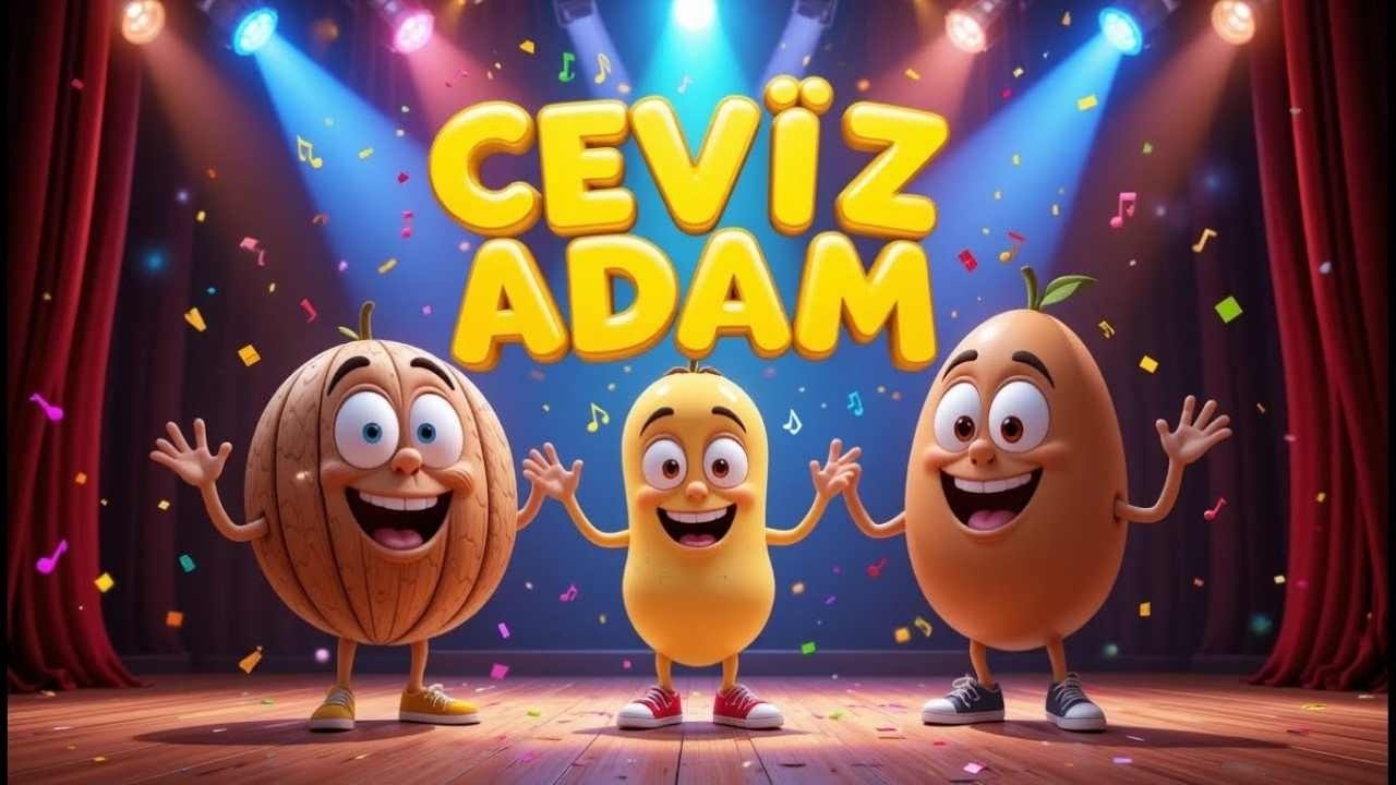 Ceviz Adam Şip Şap Şop  Neşeli Eğitici Çocuk Şarkıları