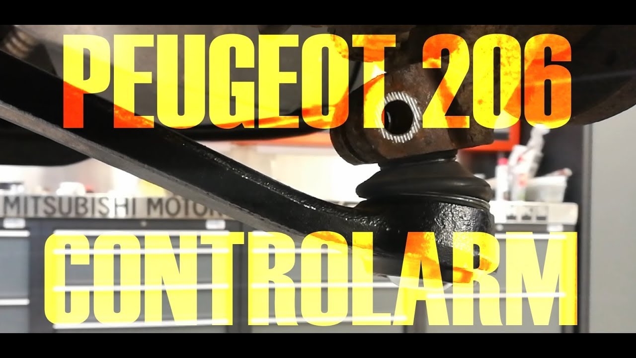 PEUGEOT 206 - CONTROLARM / WISHBONE / BALL JOINT REPLACEMENT [HOW TO]