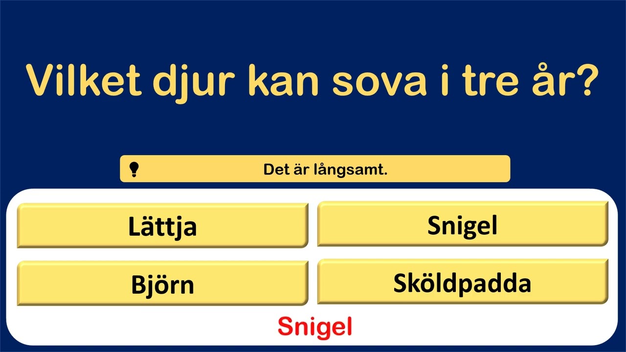 Hur mycket kan du? Allmänbildningsquiz med 18 frågor
