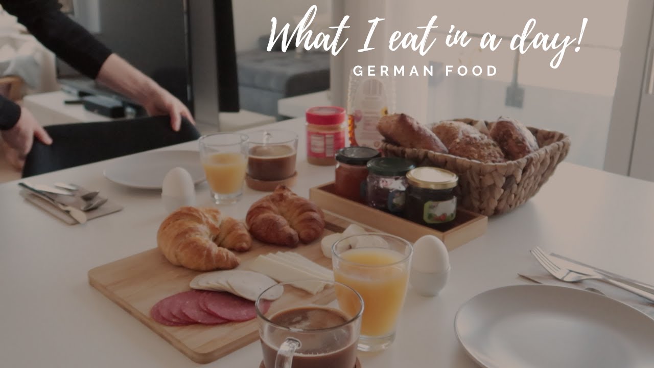 A Day Eating Like A German | what I eat in a day | German food