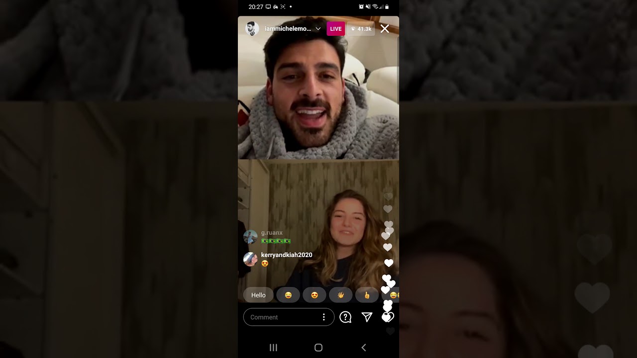Michele Morrone live instagram january 2021 365 days Blanka Lipinska