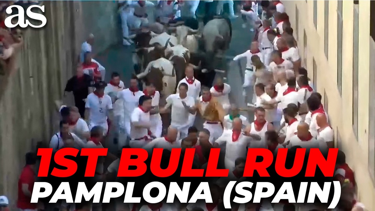 San Fermin's EXPLOSIVE FIRST BULL RUN of 2026: the world's MOST DANGEROUS TRADITION