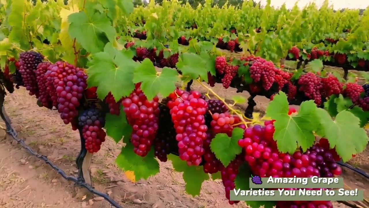 🍇 Amazing Grape Varieties You Need to See!
