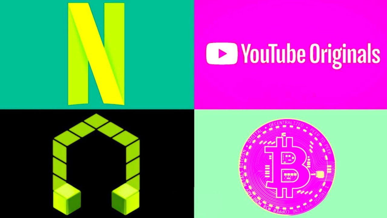 Netflix logo।YouTube originals।GameCube Intro। Bitcoin logo compilation 