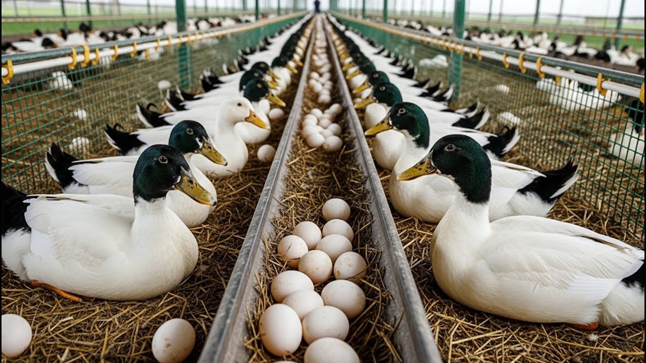 How to raise laying duck for egg & business - Farming life - Poultry business egg