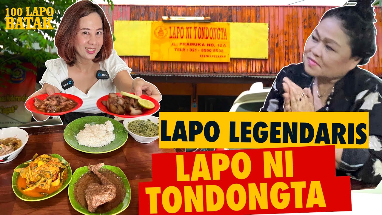 Lapo Ni Tondongta tempat makan Batak Legendaris Jakarta | 100 LAPO #18