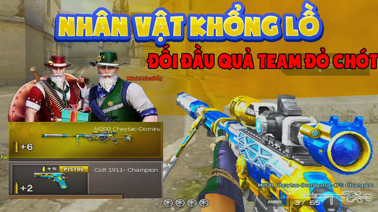 ► Bình luận Đột Kích - Nhân Vật khủng lồ - Đối đầu quả team đỏ chót - Tú Lê