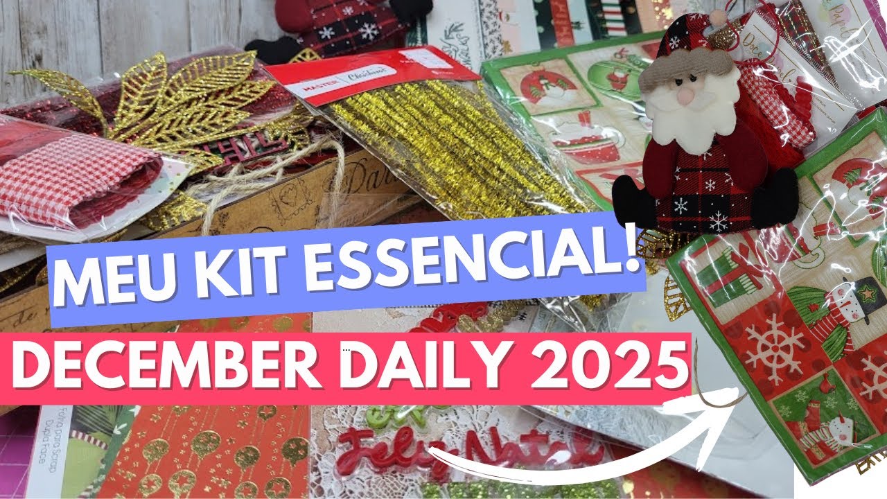 DEZEMBRO CRIATIVO: Meu Kit Essencial para o December Daily! (30 Minutos de Pura Inspiração)