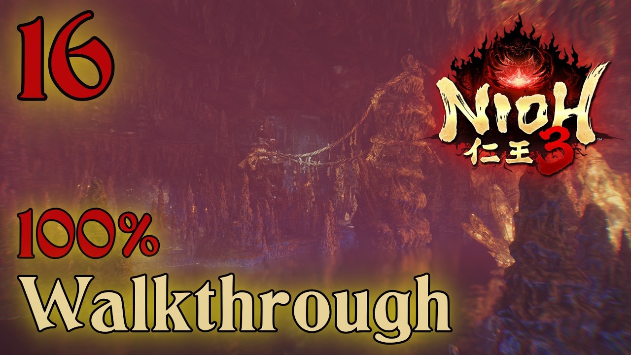 Nioh 3 - Walkthrough - Part: 16 - Origin of the Haunting Caves & Horie's Fleeting Petals