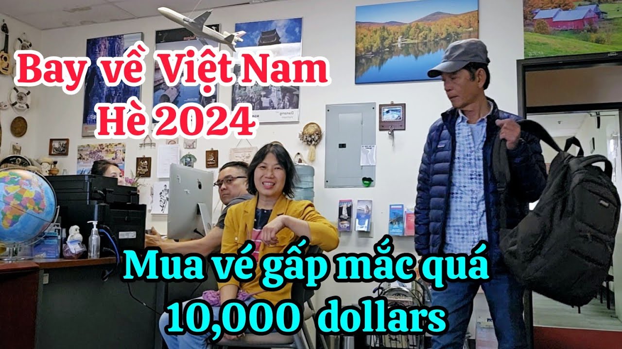 Gia đình Thảo Cali mua gấp 5 vé máy bay về Việt Nam hè 2024