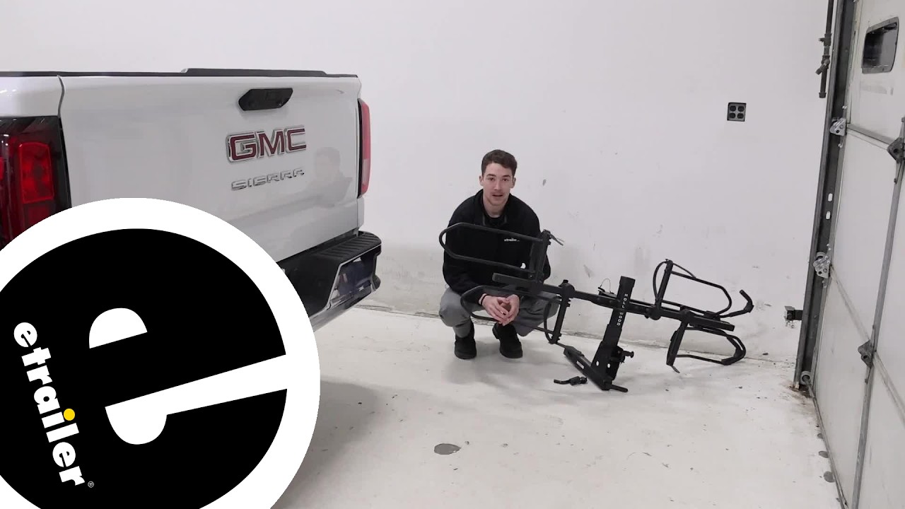 Set up: Hollywood Racks Sport Rider SE Bike Rack for 2 Electric Bikes on a 2022 GMC Sierra 1500