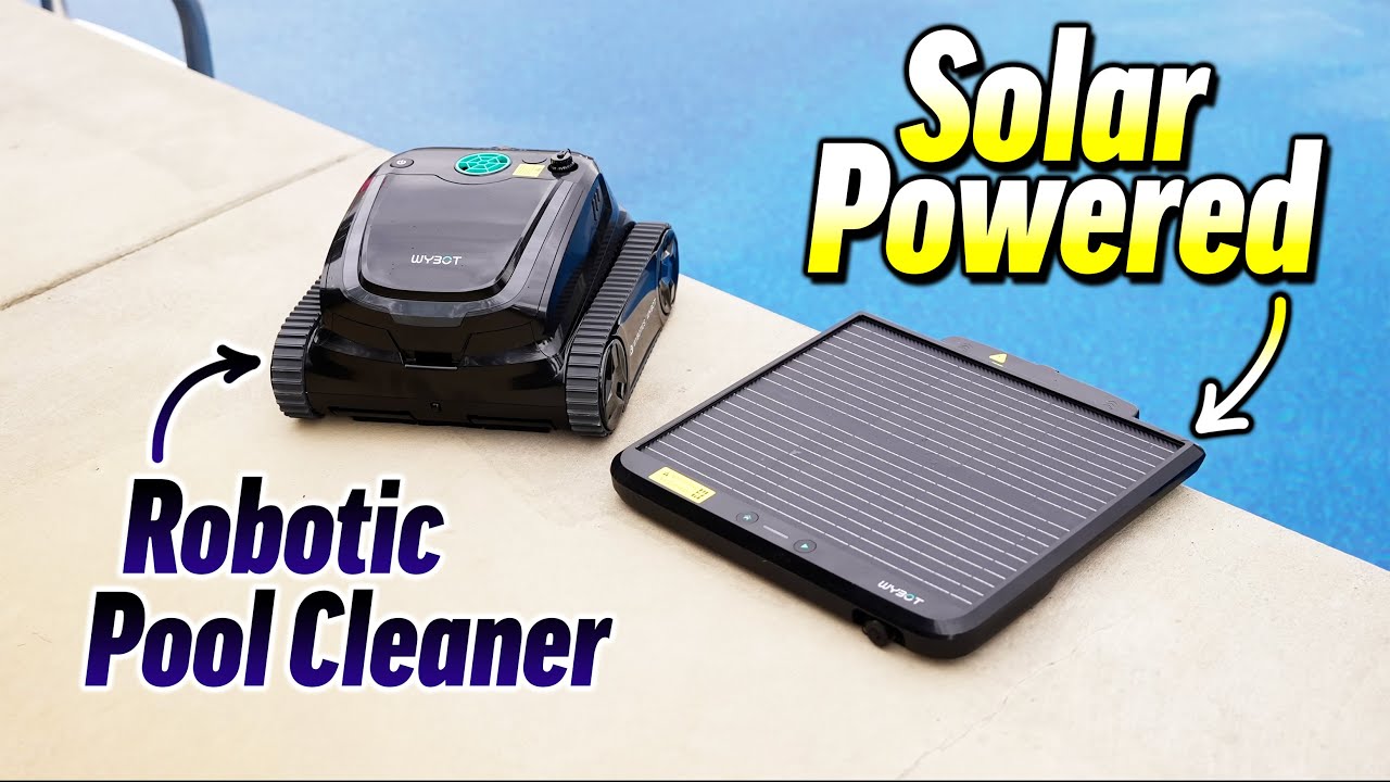 World's FIRST Solar-powered Robotic Pool Cleaner - WYBOT S2 SolarVision