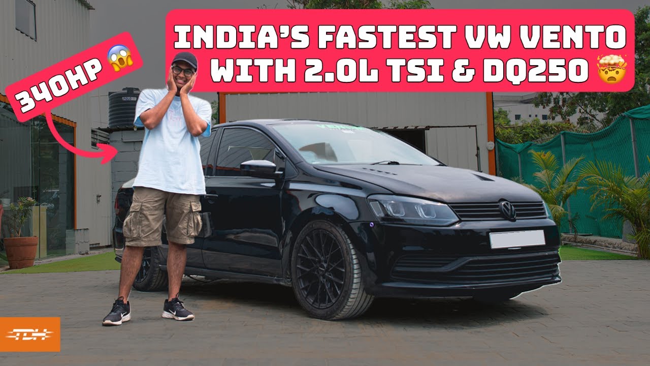 INDIA'S FASTEST VW VENTO with a 2.0L TSI Swap & DQ250 gearbox with 340BHP 😱! | Autoculture