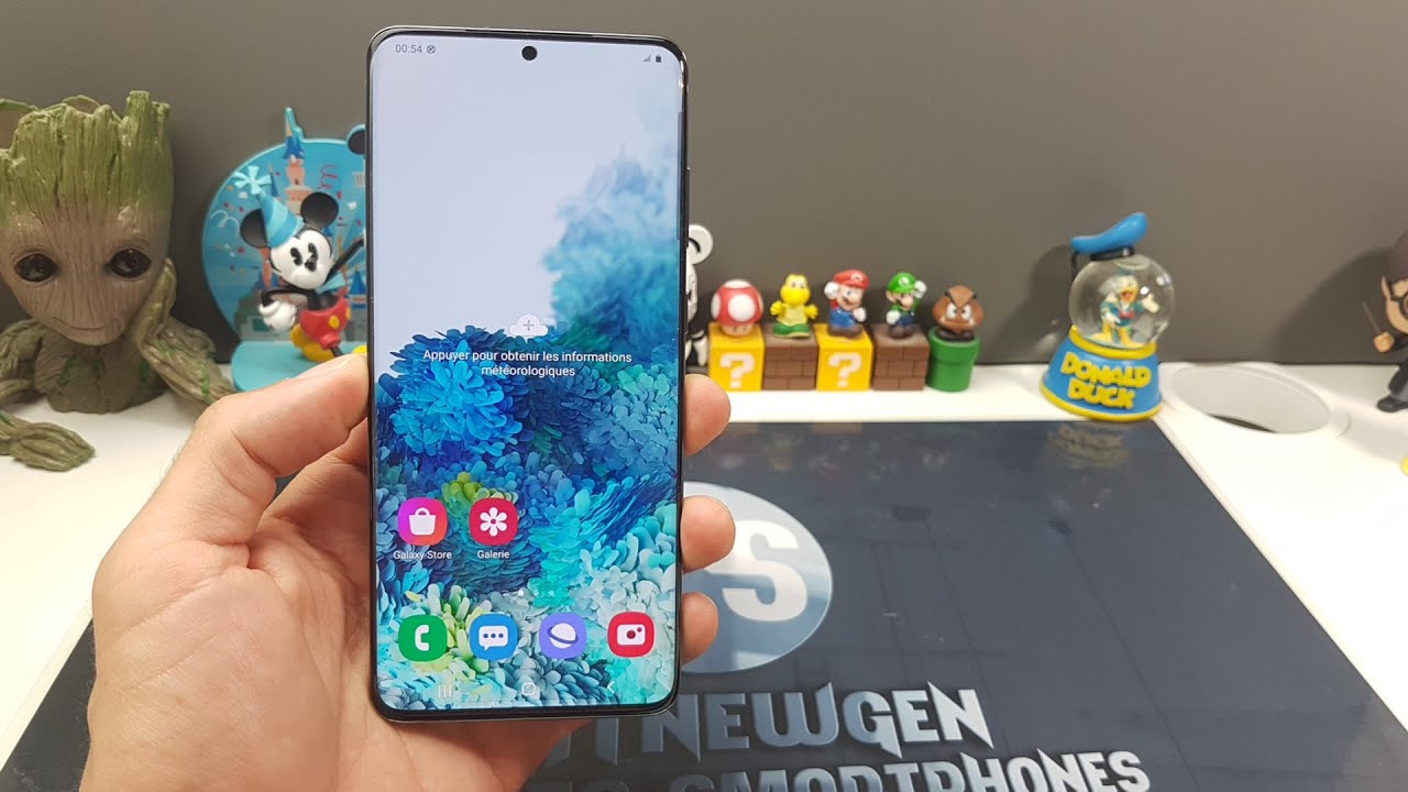 Samsung S20+ 5G qualcom déballage et prise en main