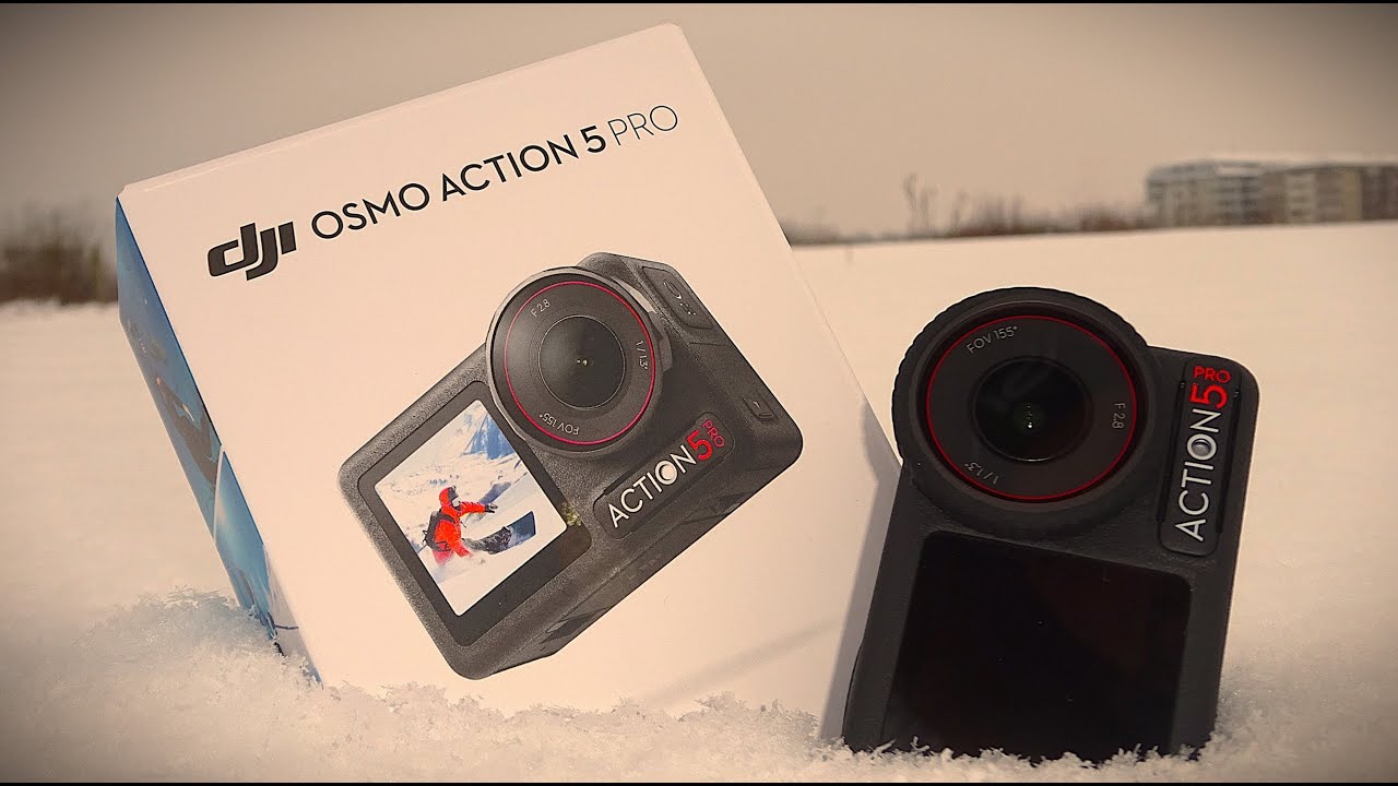 DJI Osmo Action 5 Pro первое включение, обзор меню, настроек и детальный разбор и первые впечатления