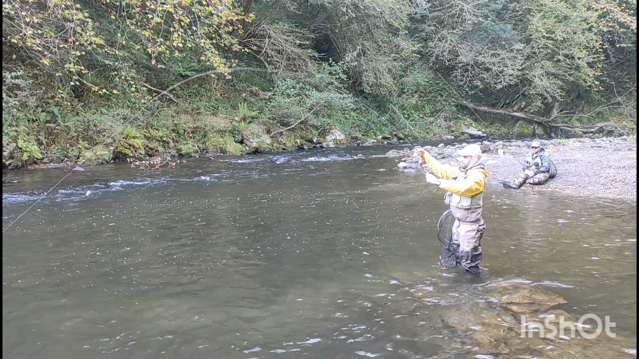 iii LA MAS GORDA DEL POZO!!! Pescando a streamer en el intensivo del río leitzaran.