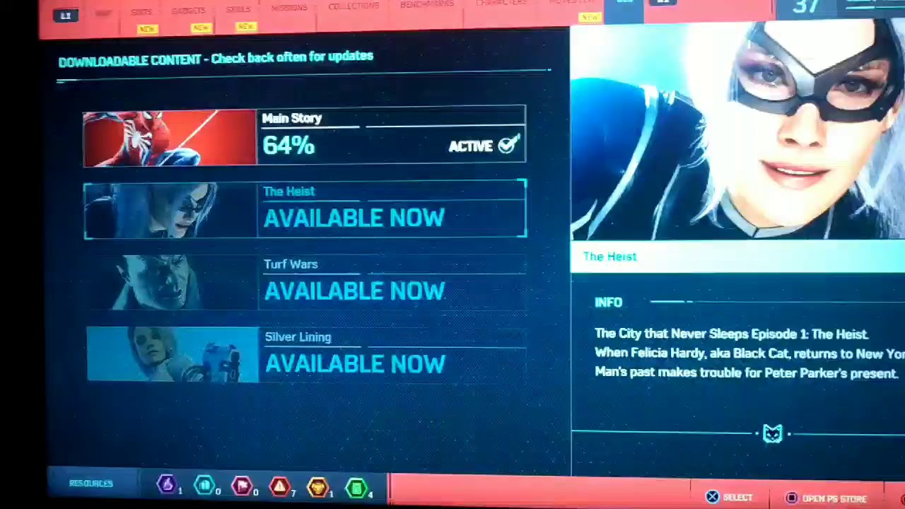 How to play Spiderman's PS4 DLCs (Workaround when is not available after your purchased.)