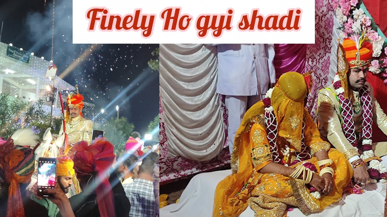  फेरो कि रात #shadi #vlog #rajputi traditiona