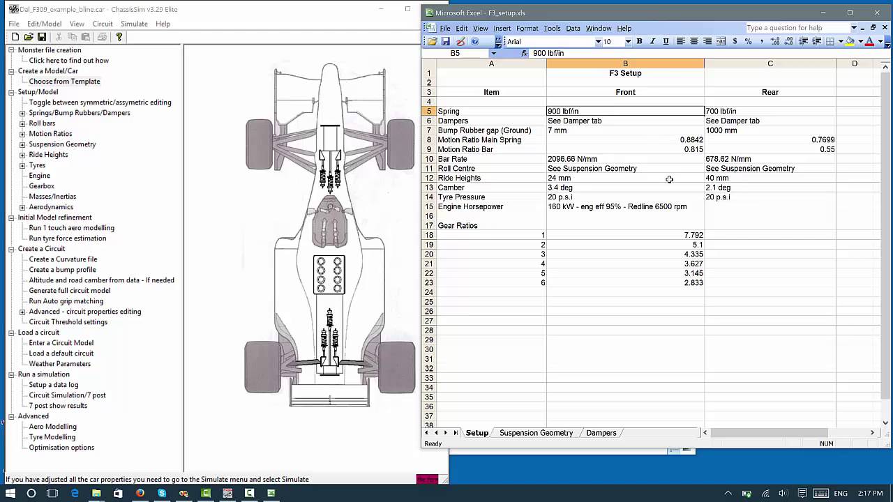 ChassisSim 101 - Getting started