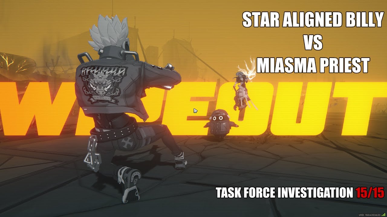 Star Aligned Solo Billy vs Miasma Priest | Zenless Zone Zero | Task Force Investigation 15/15