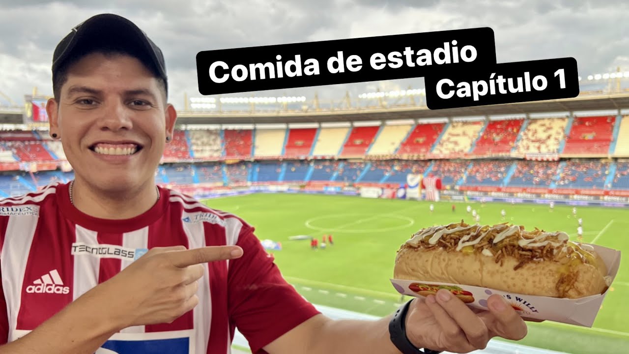Probando comida en el ESTADIO metropolitano de Barranquilla 🤤 Capitulo 1