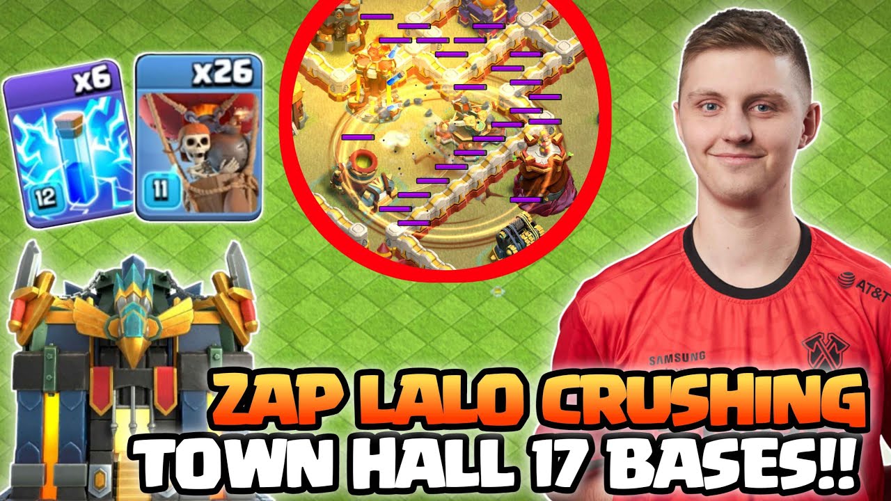 TH17 ZAP LALO HITS WITH RIQIREZ FROM TRIBE GAMING | WAR ATTACKS | Clash of Clans