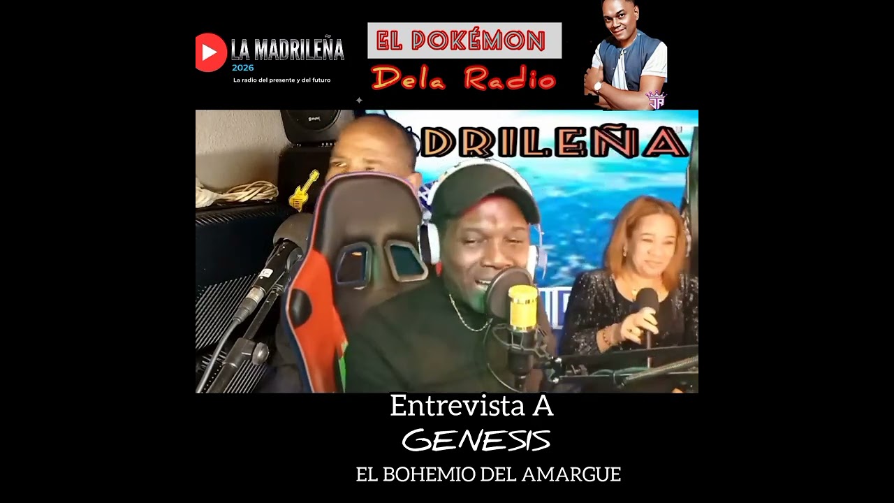 Entrevista a Genesis El Bohemio Del amargue lamadrilenaradiotv.com