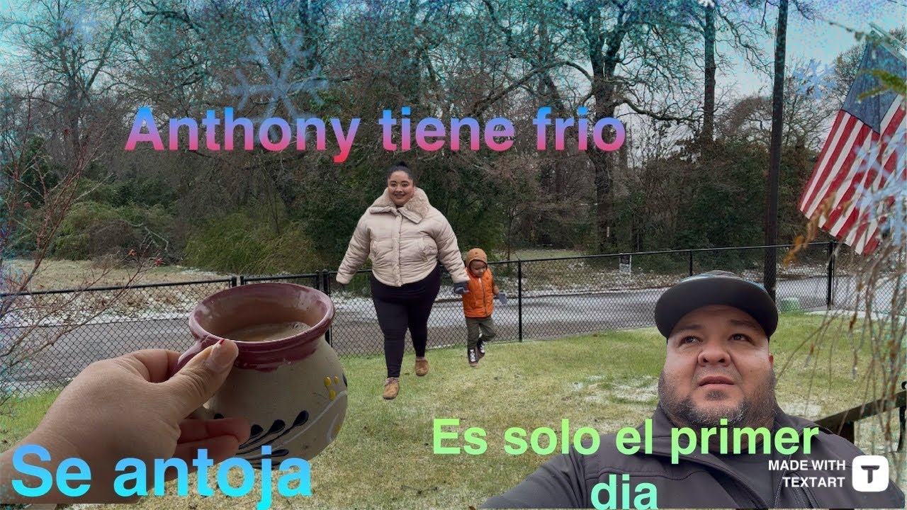 Asi nos llego la tormenta 🌨️. Como la estamos pasando 🥶. Lo peor esta por venir ❄️❄️