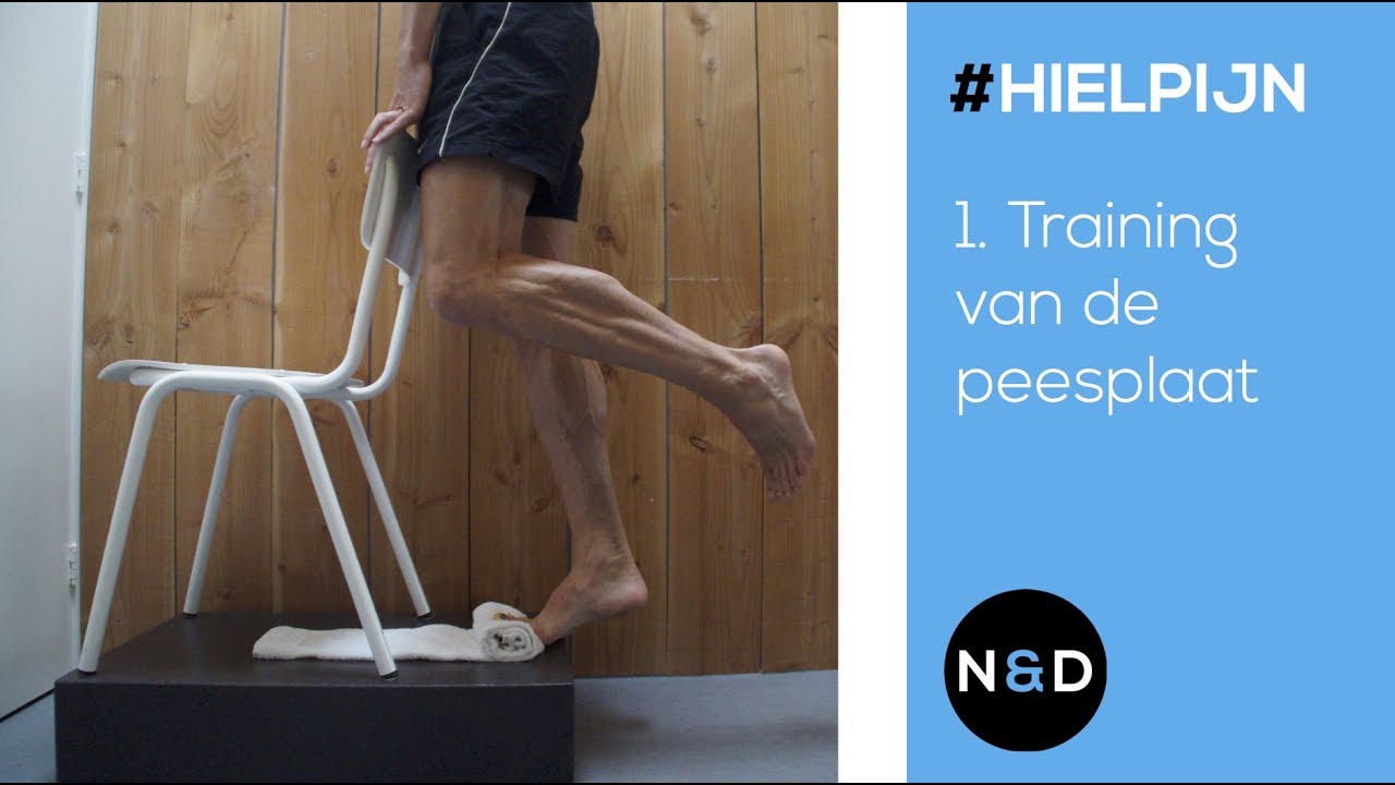 Oefening voor de voet: Training van de peesplaat (fascia plantaris)