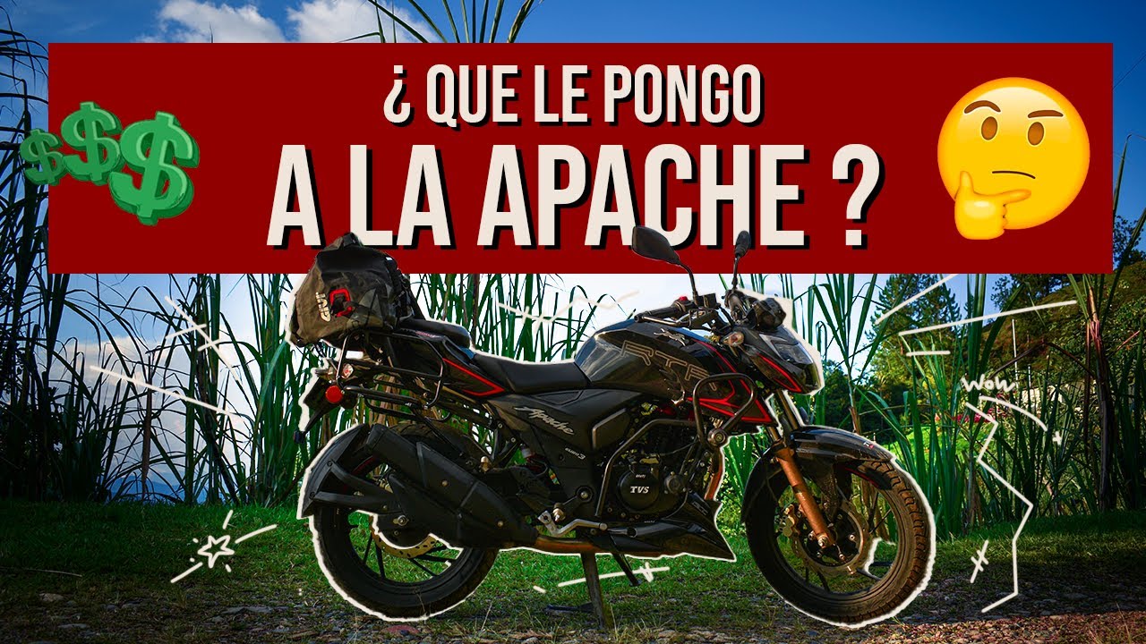 Accesorios INDISPENSABLES para tu Apache 200 y 160🏍️⚡ ¿Los Tienes?