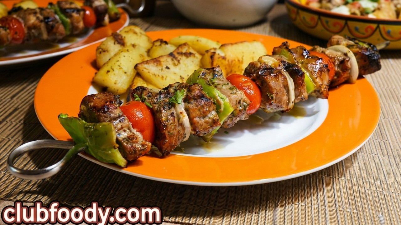 Greek Ouzo Pork Kebabs Recipe • Elevate your Grilled Pork! - Episode 542