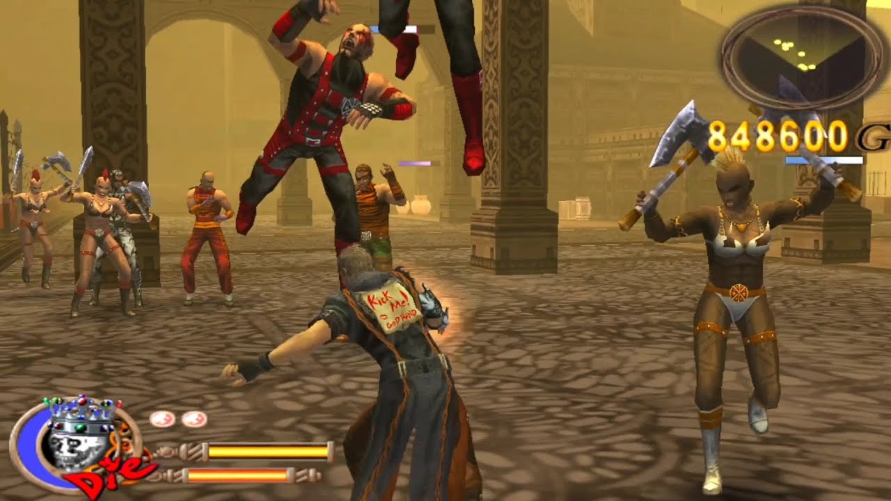 GOD HAND UNDISPUTED KMS NO DAMAGE FINAL STAGE CLEAR HARD GAMEPLAY