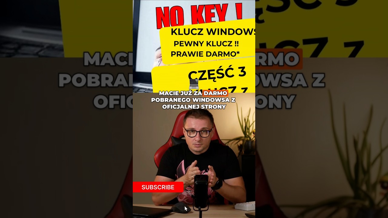 😱 Masz darmowego Windowsa, ale nie masz klucza? Wyciągnij Klucz ze 