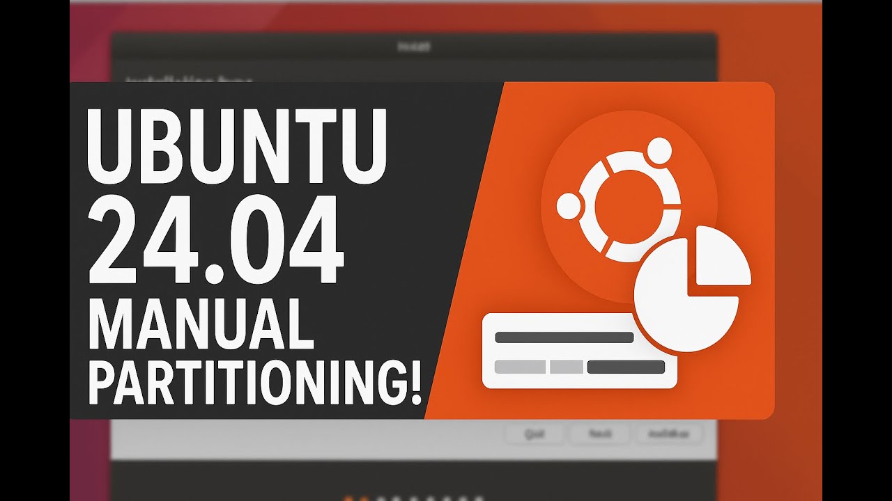 Ручное разбиение диска при установке Ubuntu 24.04