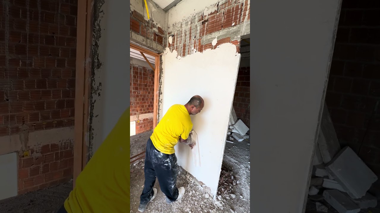 Como fazer um reboco de gesso #Gesso #Gesseiro #Reboco #Obra
