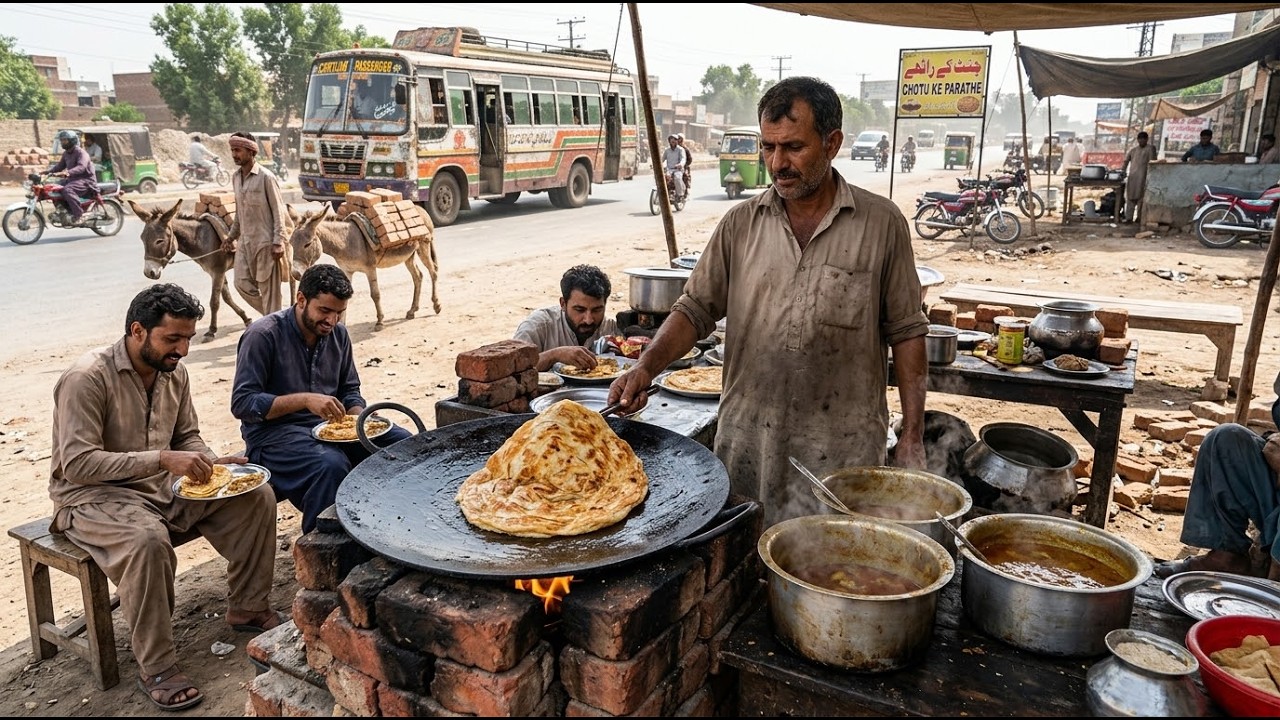 REAL Cheap Roadside Street Food in Pakistan 🇵🇰 | Cheapest Pakistani Street Food