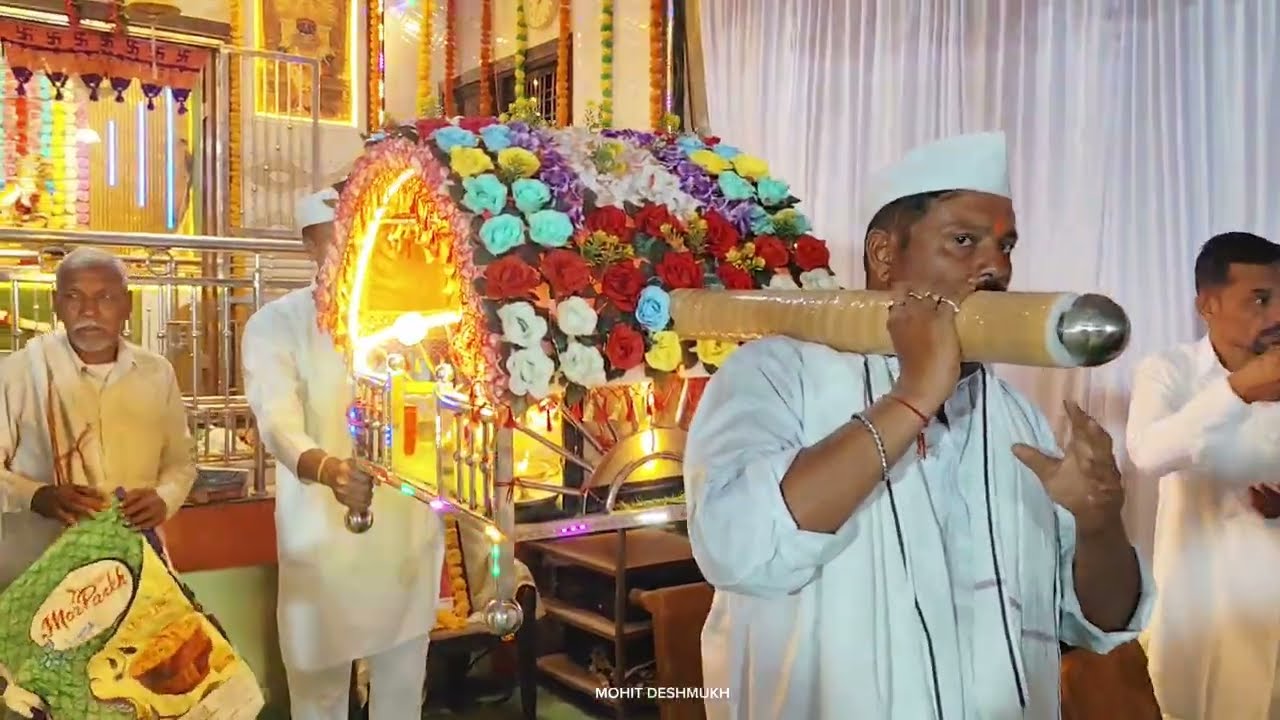 लाखपुरी येथे संत गजानन महाराज संस्थान प्रगटदिन पालखी महोत्सव... 🙏🙏#gajananmaharaj #india #cinematic 