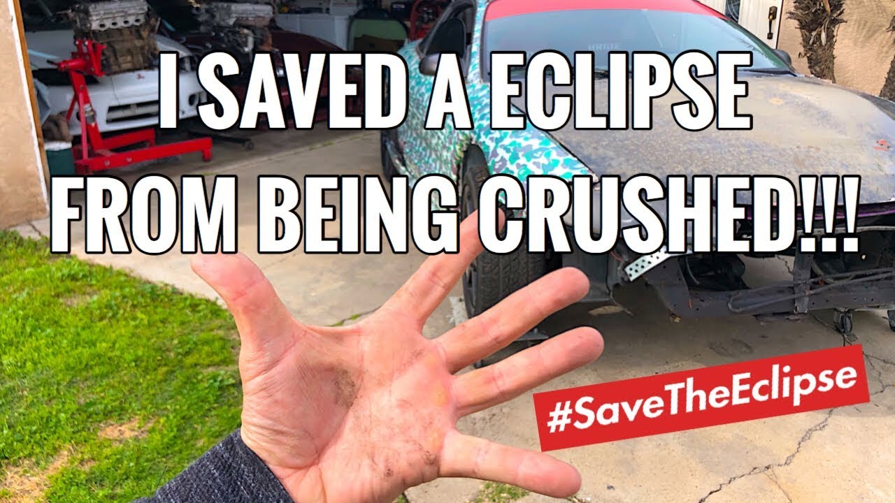 I SAVED A 1995 MITSUBISHI ECLIPSE GST FROM BEING CRUSHED | #SaveTheEclipse