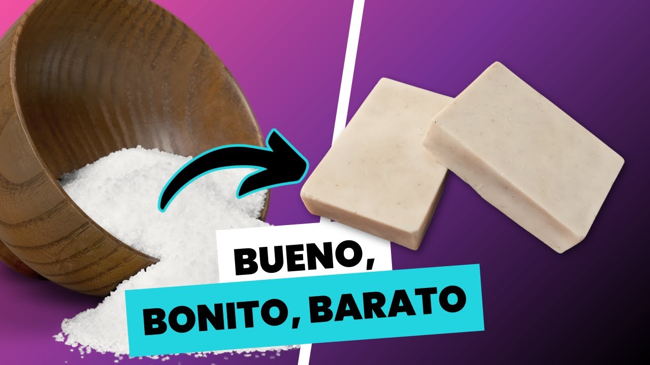 Salt bars - Aprende a hacer estos JABONES SAPONIFICADOS EN FRÍO