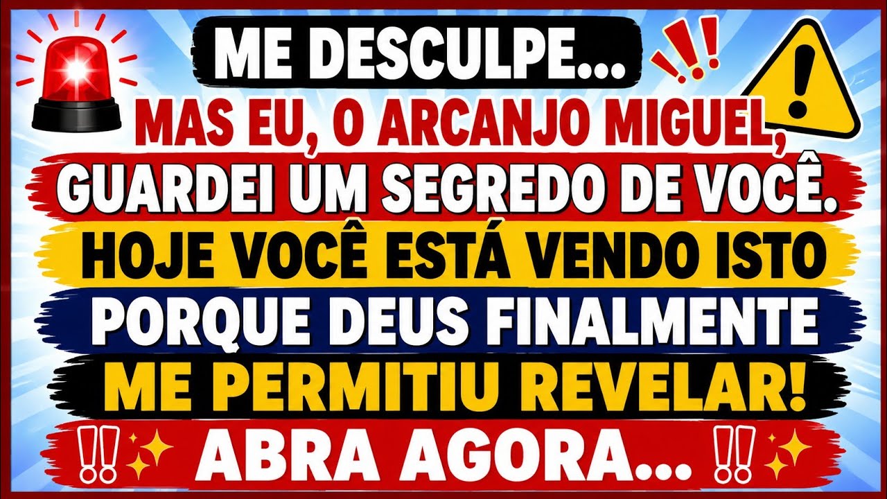 Por que Miguel ESCONDERIA ISSO? 🤔 Arcanjo Miguel: um SEGREDO sobre quem você CONFIA—ABRA AGORA 🔥