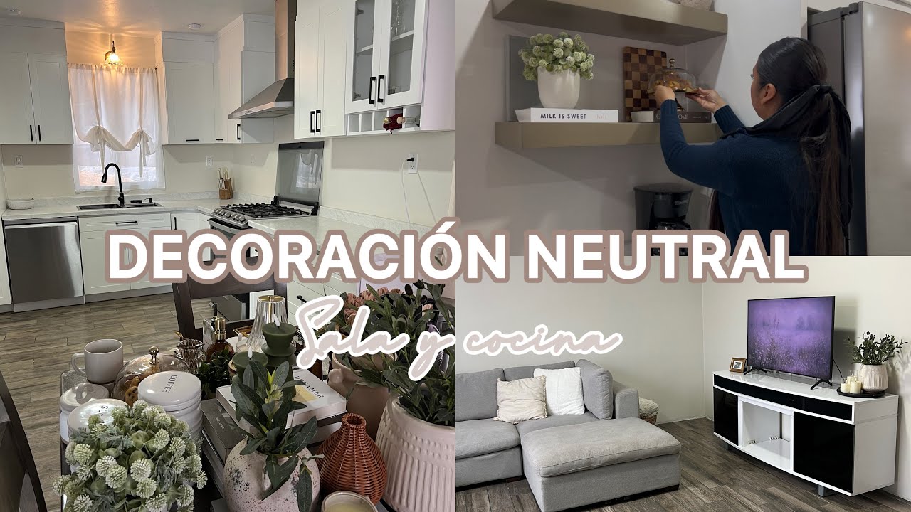 DECORACIÓN DE MI HOGAR✨ TONOS NEUTROS | DECORACIÓN ECONÓMICA DE TEMU Y COPPEL😱