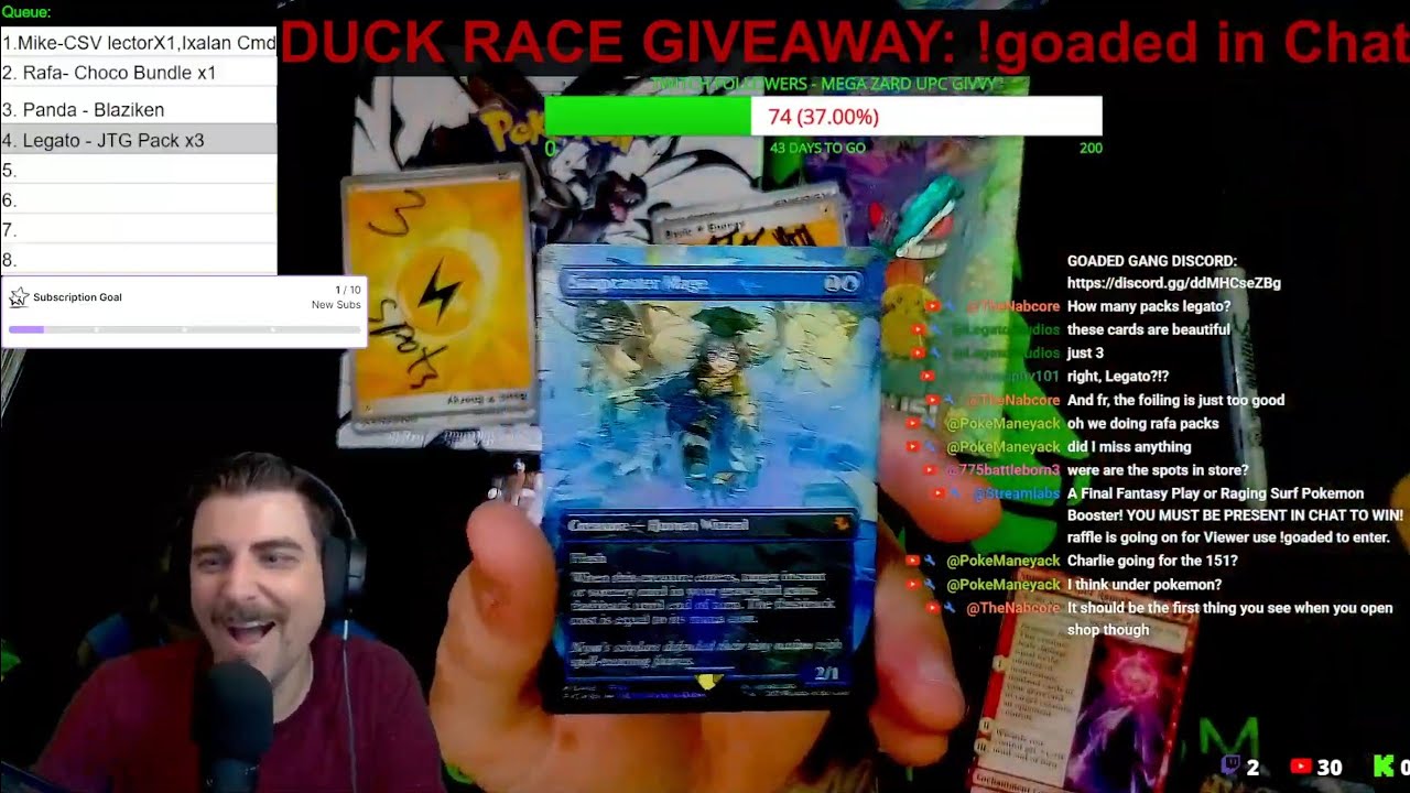 #mtg & #pokémon Rip & Ship-FULL VOD W/TIMESTAMPS ADDED-Chocobo Bundle-Chinese 151 Box #mtgcommander