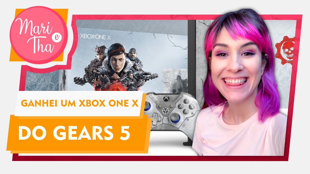 UNBOXING do Xbox One X de GEARS 5